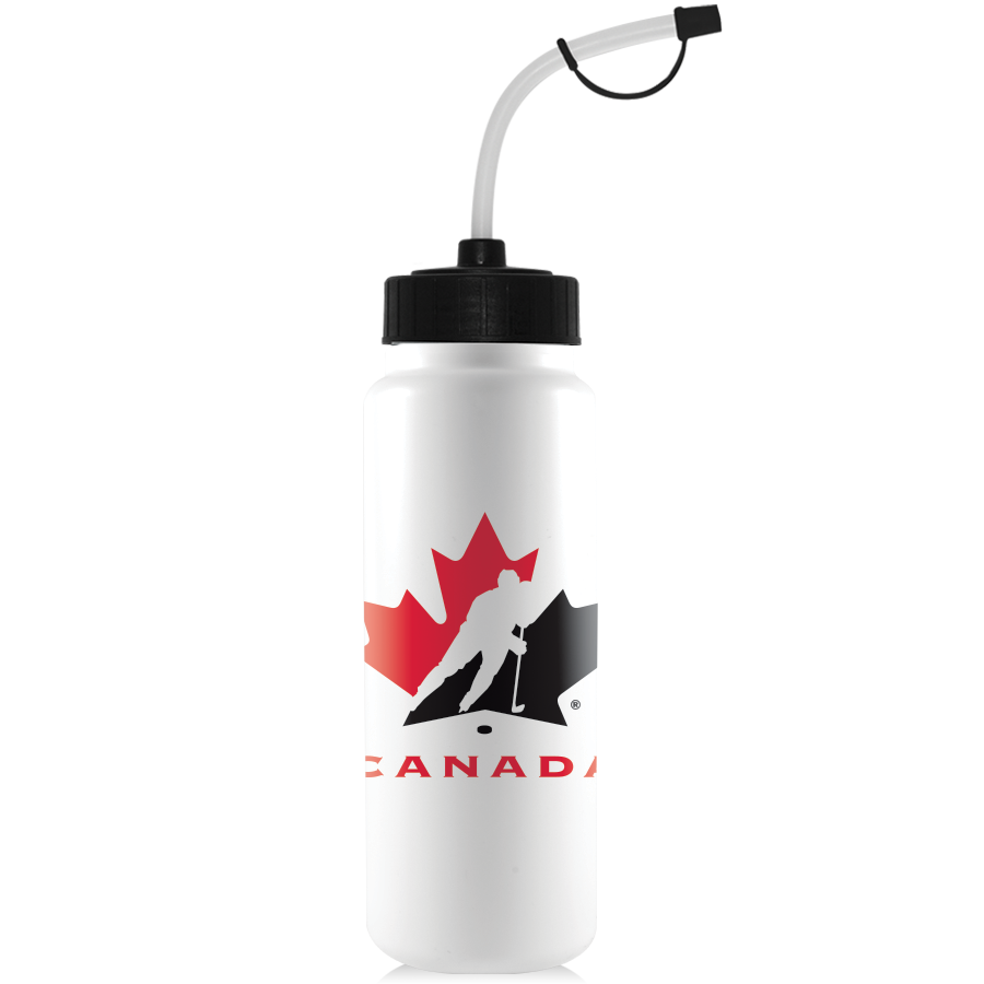 Team Canada Officially Licensed Hockey Water Bottle, 1L Canadian Tire