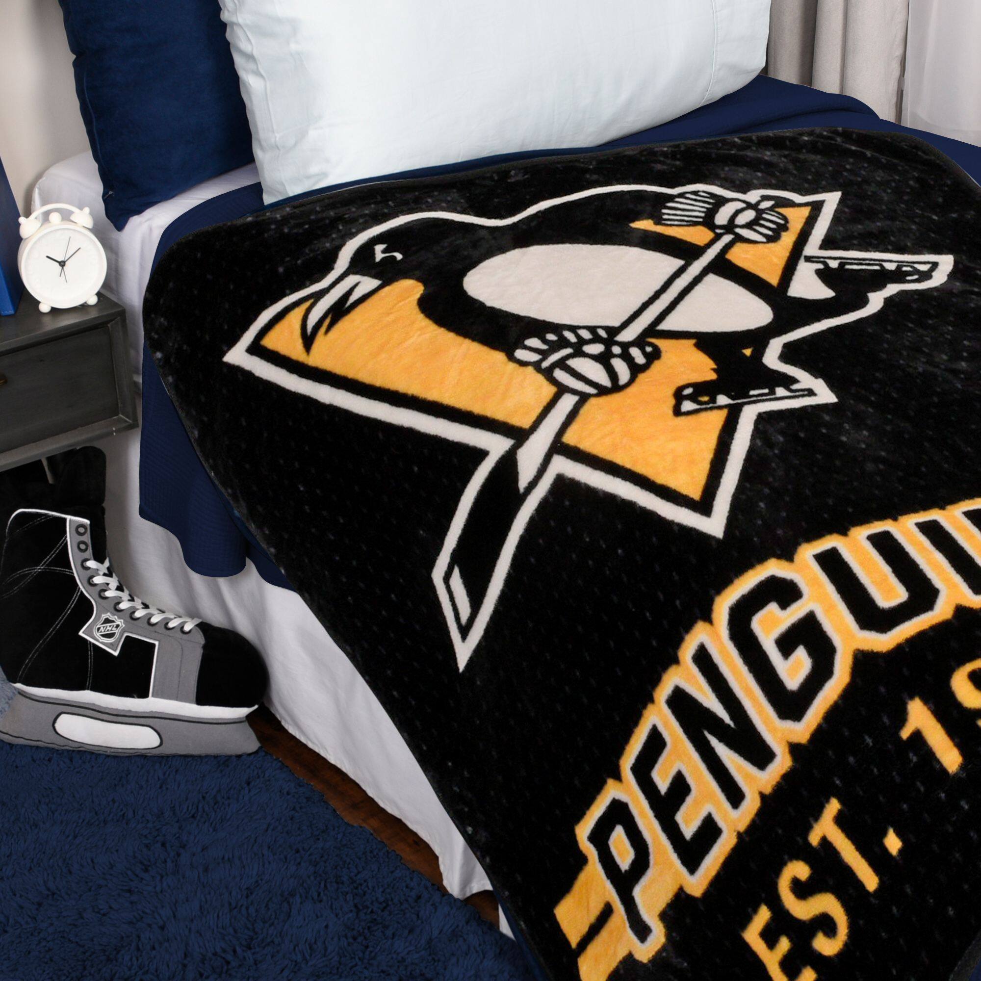 Penguin stadium outlet blanket, pittsburgh penquin, blanket