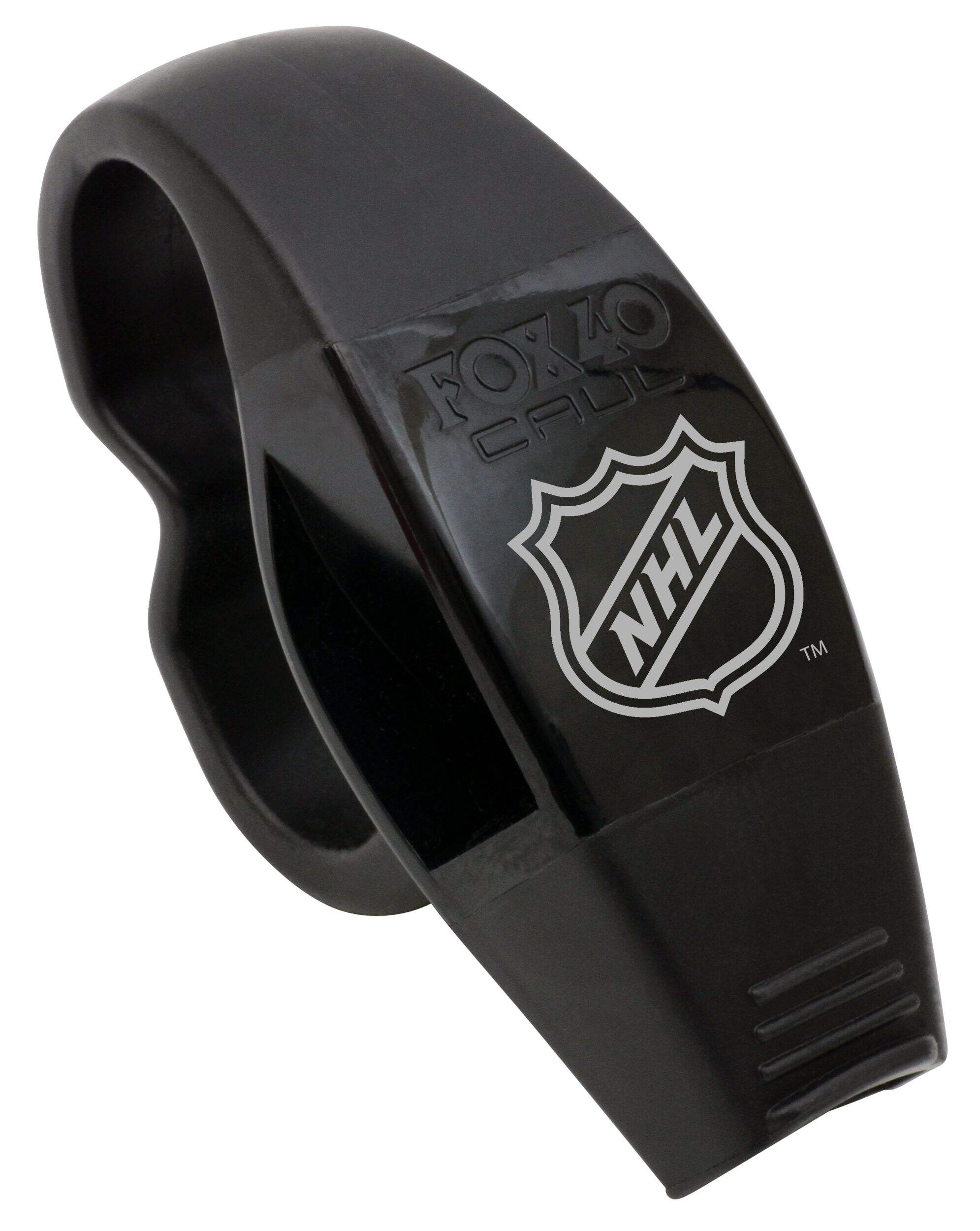 Sifflet de hockey antidérapant sans bille Fox 40 Caul CMG de la LNH Front_Three_Fourths_Angled_Right