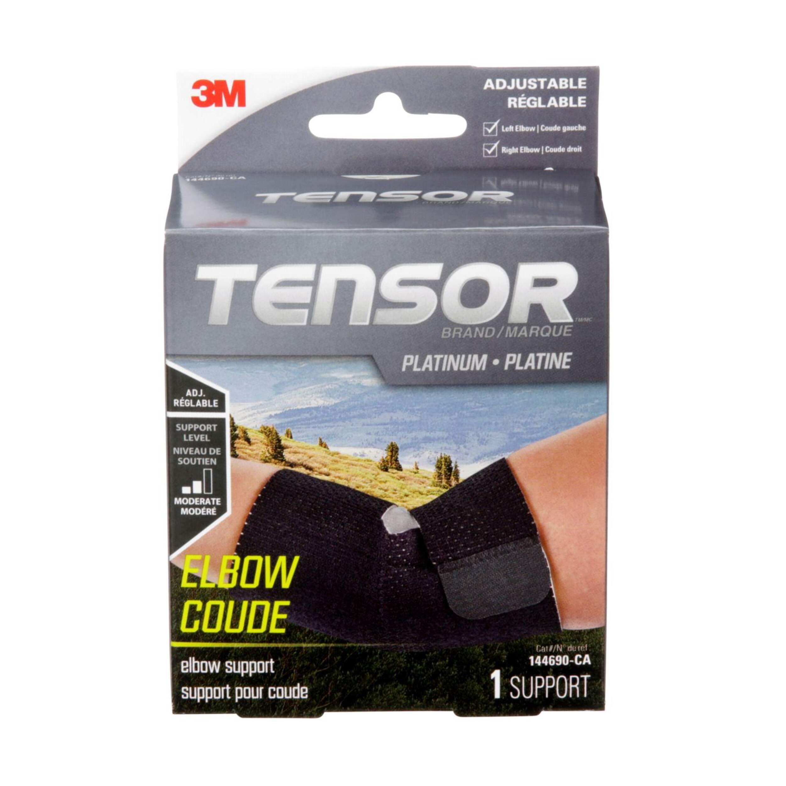 Tensor Platinum Elbow Support Adjustable Front_Elevated