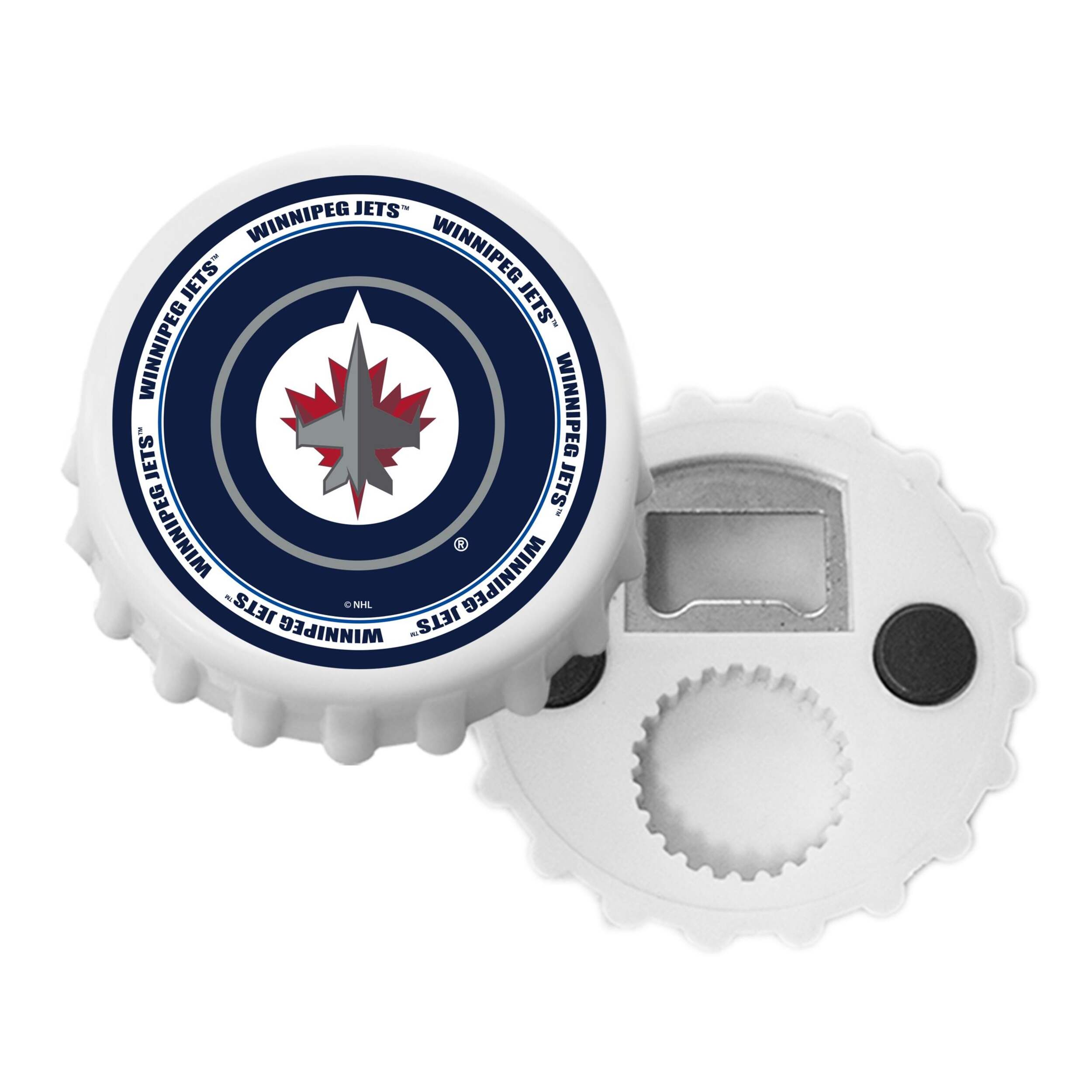 NHL Winnipeg Jets Hockey Magnetic Bottle Cap Opener Composite_or_Mixed