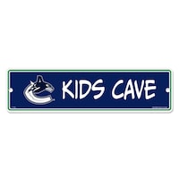 Affiche coin des enfants des Canucks de Vancouver de la LNH, 4 x 15 po Front_Flat