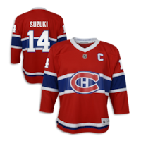 NHL Montreal Canadiens Replica Player Jersey, Nick Suzuki, Youth, Assorted Sizes