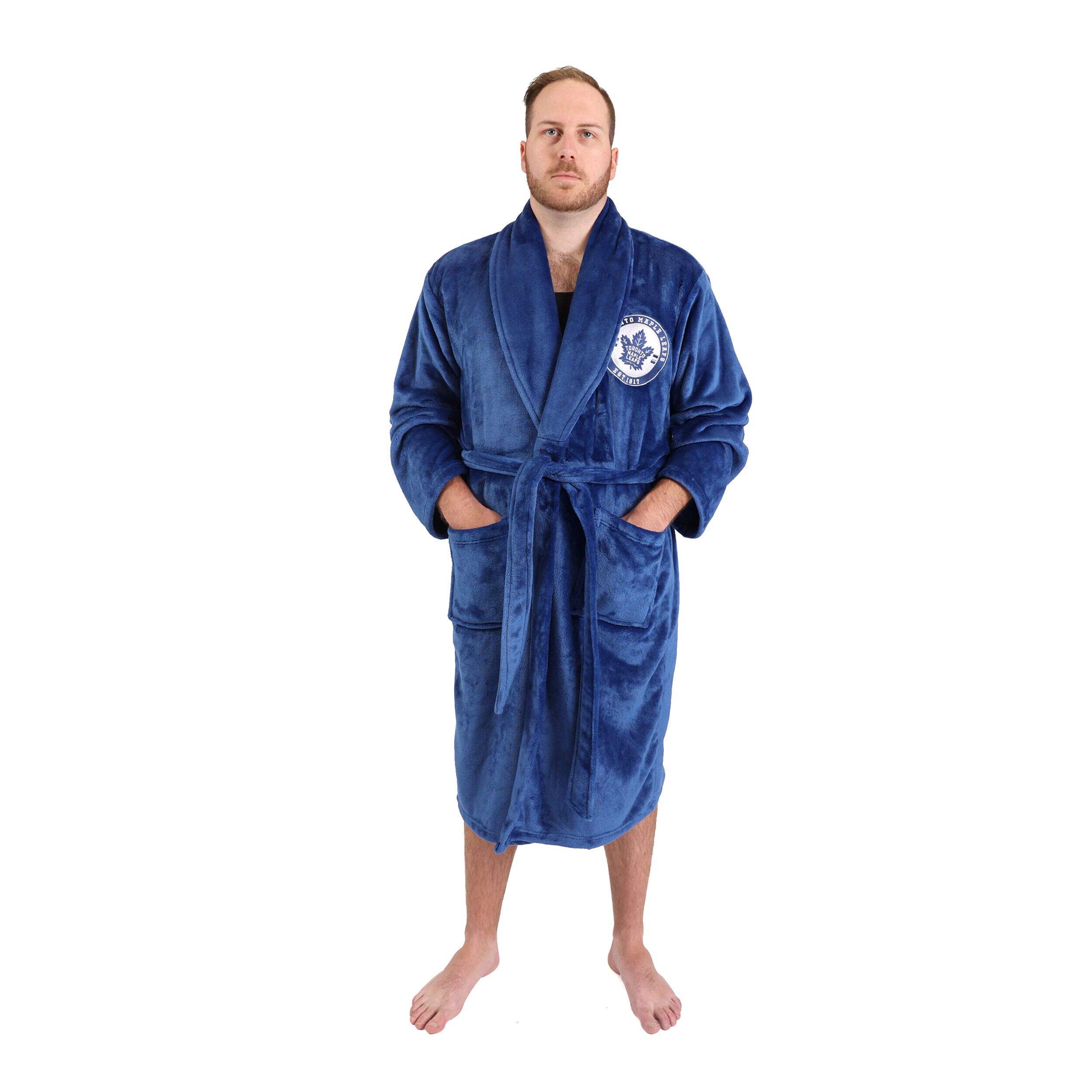 NHL Toronto Maple Leafs Bathrobe, Adult, One Size Canadian Tire
