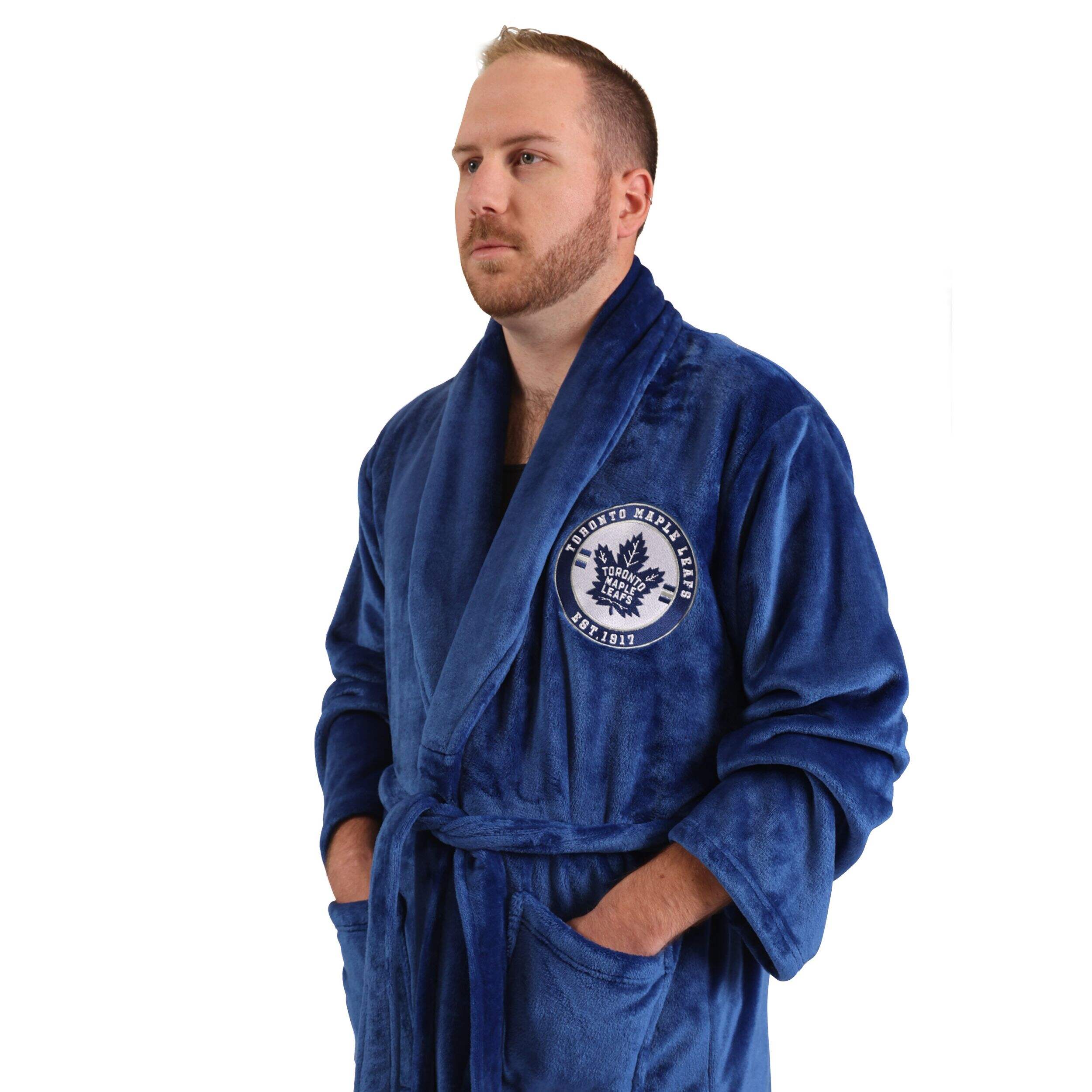 NHL Toronto Maple Leafs Bathrobe, Adult, One Size Canadian Tire