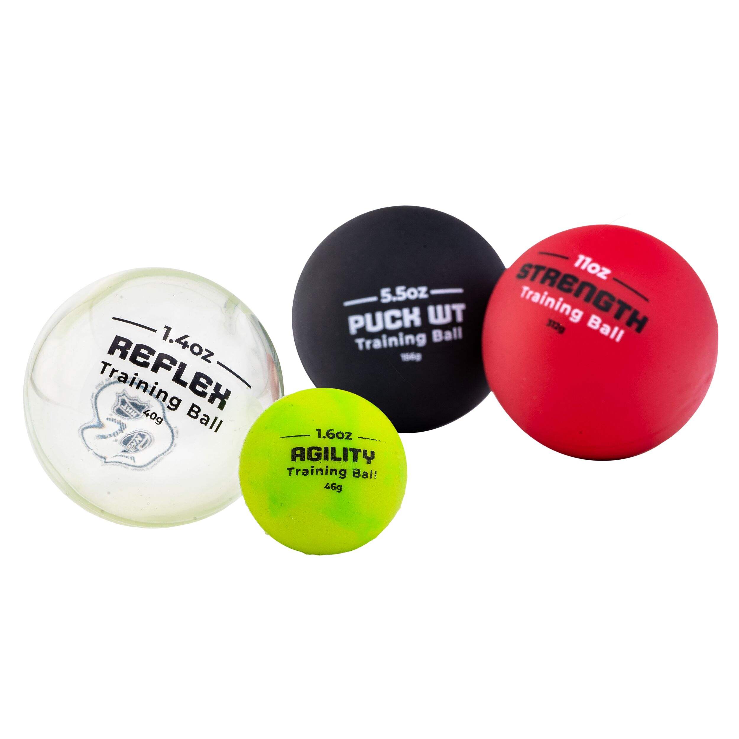 Franklin NHL Deke/Dangle Hockey Training Balls Kit, 4-pk Composite_or_Mixed