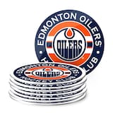 NHL Edmonton Oilers Hockey Coaster Set, 8-pk Composite_or_Mixed
