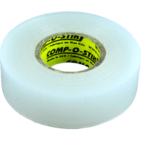 Comp-o-stik™ Hockey Shin Pad Tape, Clear, 24-mm x 15-m, 3-pk Front_Elevated