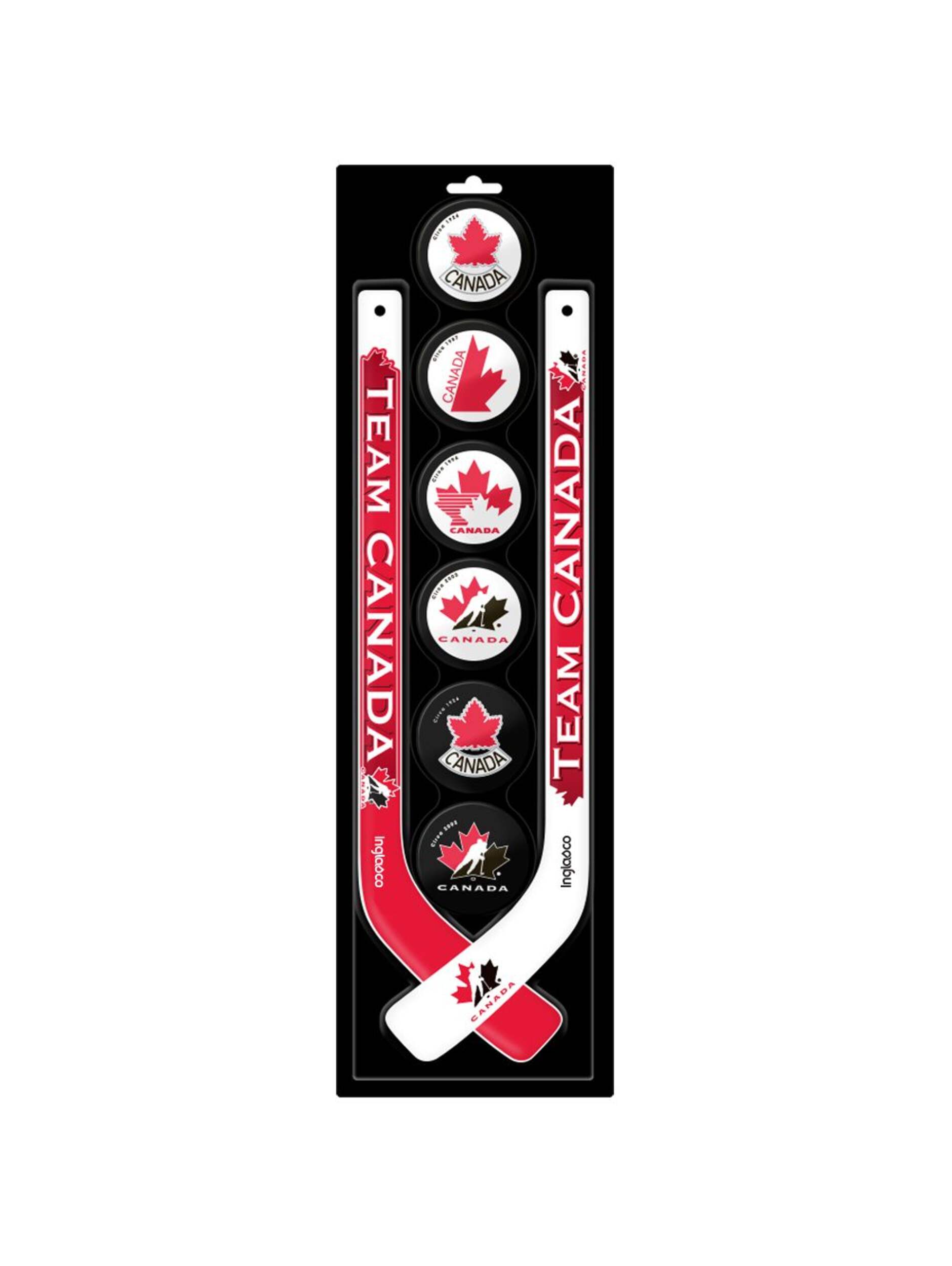 Mini bâtons de hockey Équipe Canada, paq. 8 Front_Flat