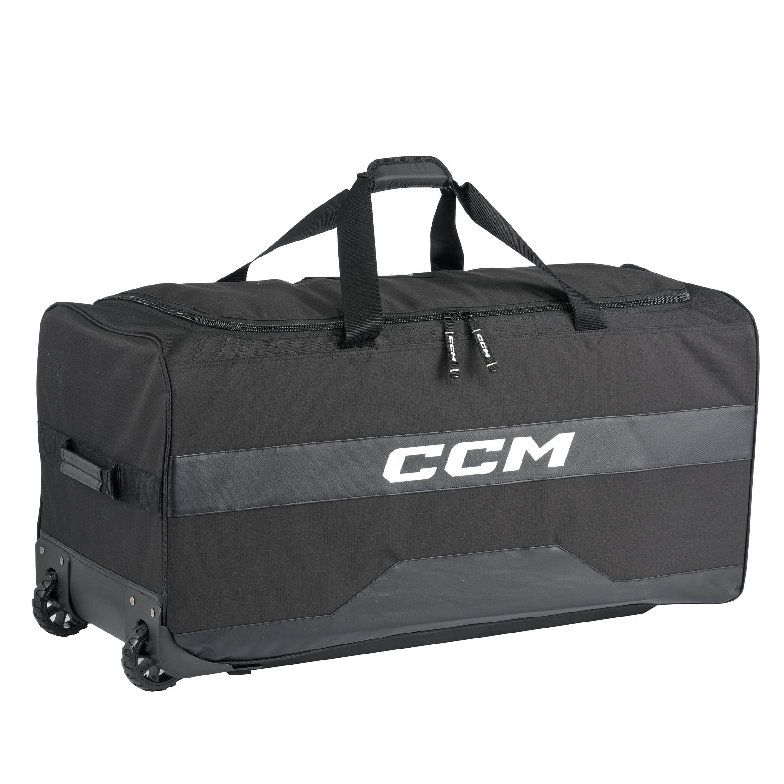 CCM Travel Hockey Bag with Grab Handle, Wheeled, Senior, Black, 36-in ...