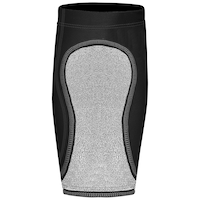 Sherwood Cut Resistant Calf Sleeves, A8 Cut Rating, Black/Grey, Assorted Sizes, 1-pair