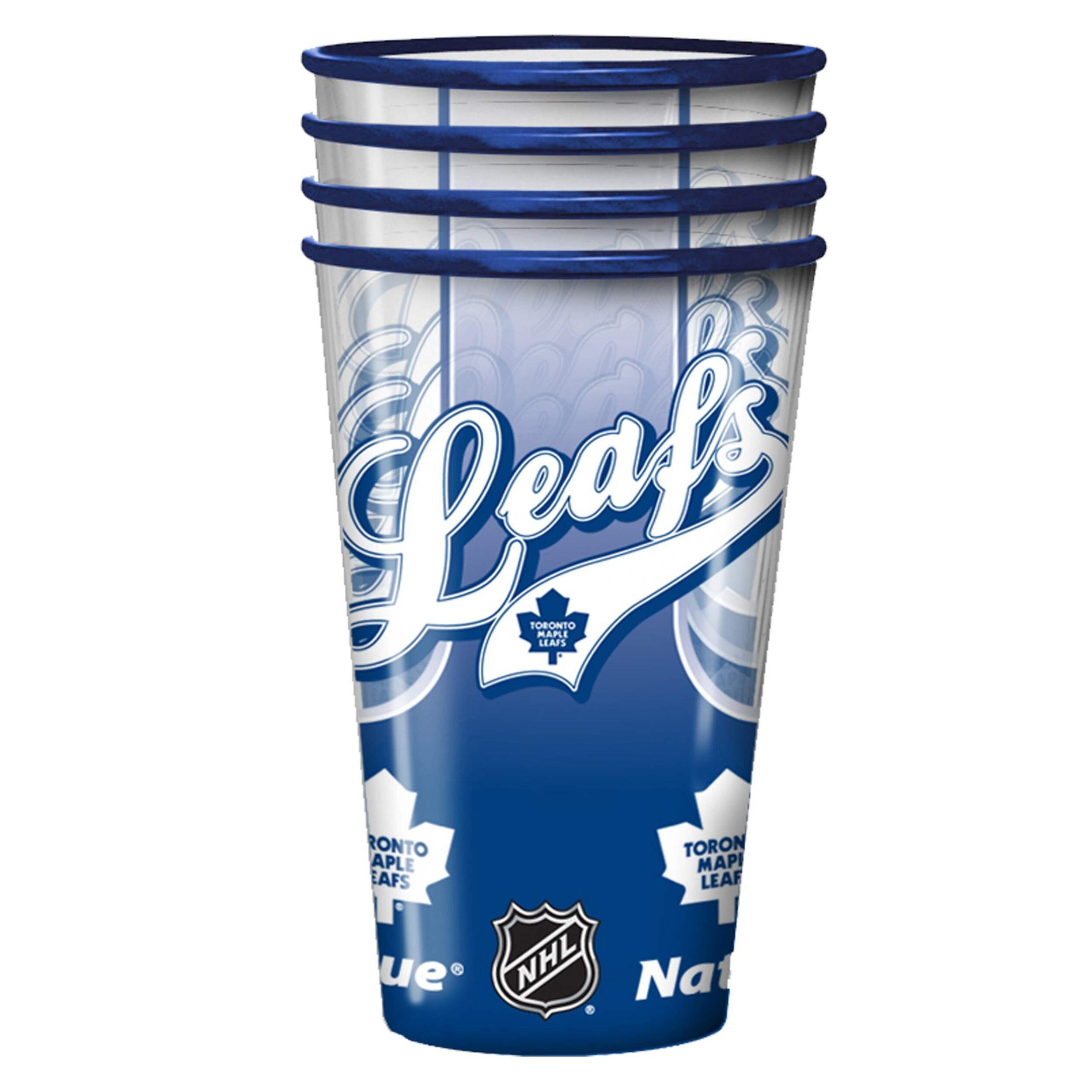 NHL Boston Bruins Plastic Stacking Cups, 4-pk Front_Flat