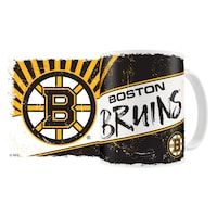 NHL Boston Bruins Hockey Team Sublimated Ceramic Coffee Mug, 15-oz Front_Flat