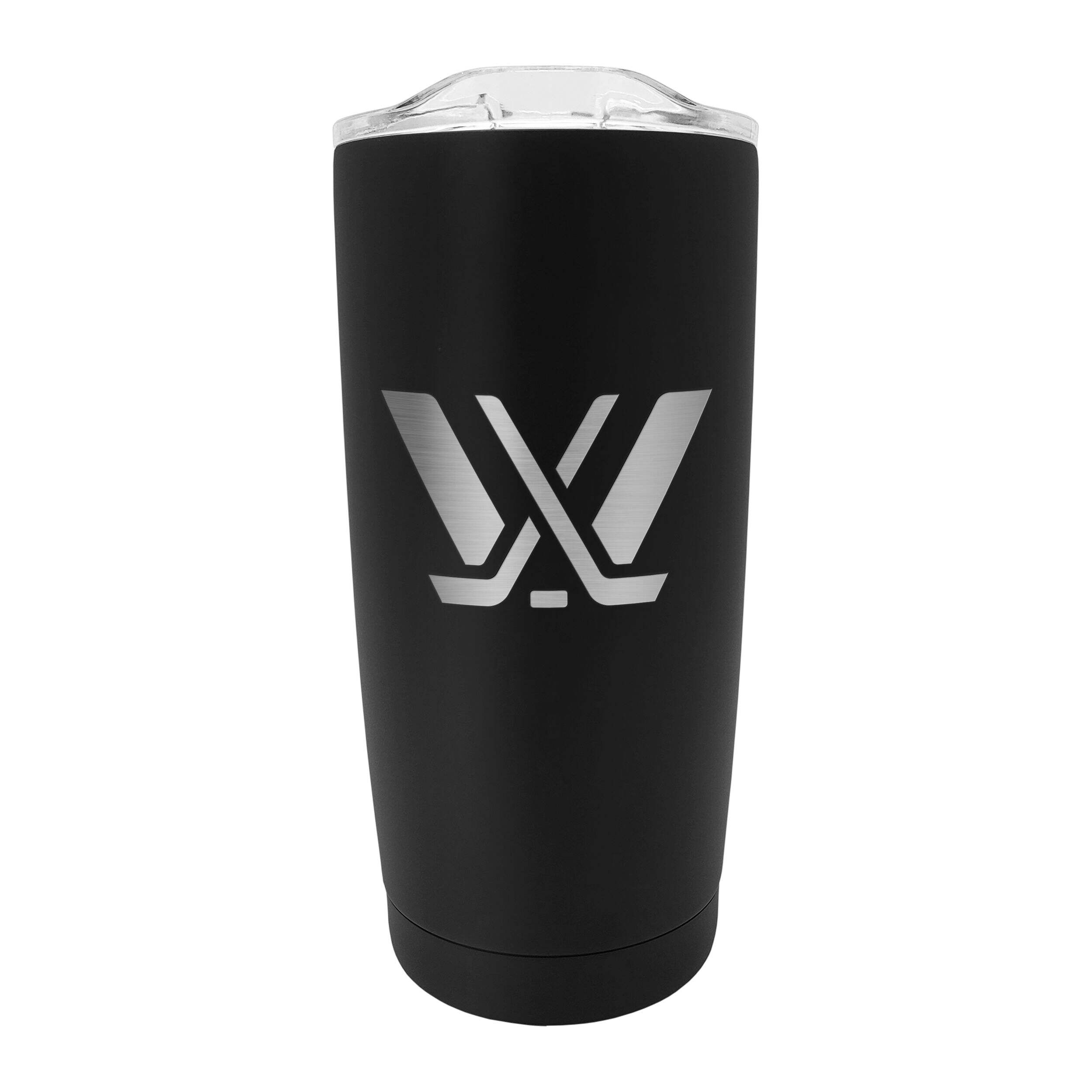 PWHL Executive Travel Tumbler, Black, 20-oz Front_Flat