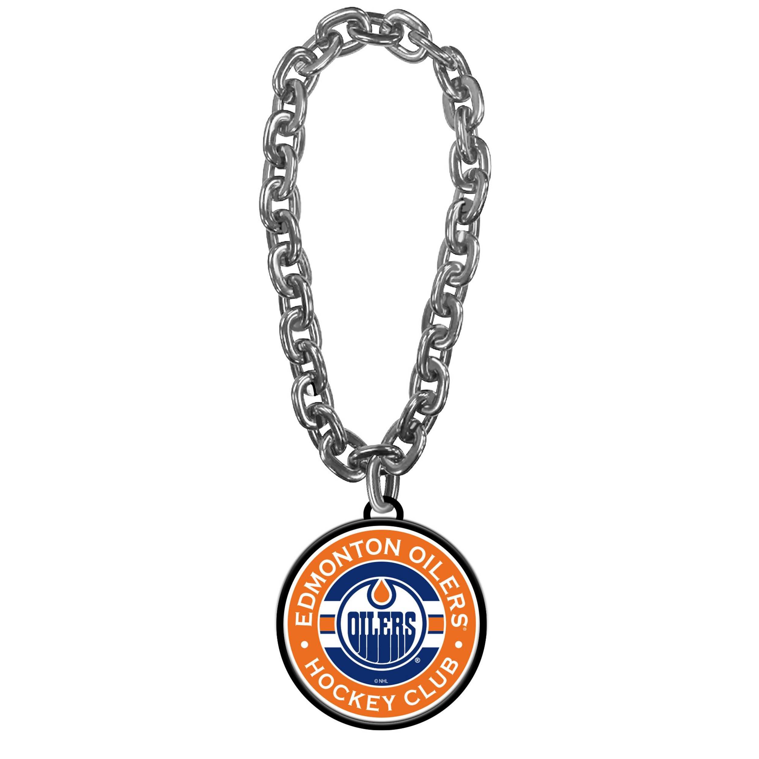 NHL Edmonton Oilers Fan Chain Front_Flat