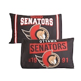 NHL Ottawa Senators Traditional Pillowcase, 2-pk Front_Flat
