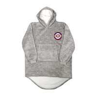 Chandail à capuchon Snuggle Me, LNH Canadiens de Montréal, gris, adulte, taille unique Front_Flat