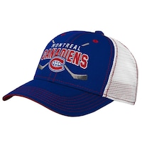 NHL Montreal Canadiens Lockup Meshback Cap, Youth