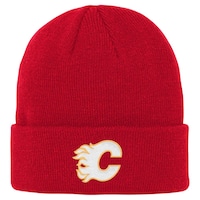 Tuque en tricot à rebord, LNH Flames de Calgary, jeune Front_Flat