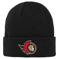 NHL Ottawa Senators Cuffed Knit Toque, Youth Front_Flat