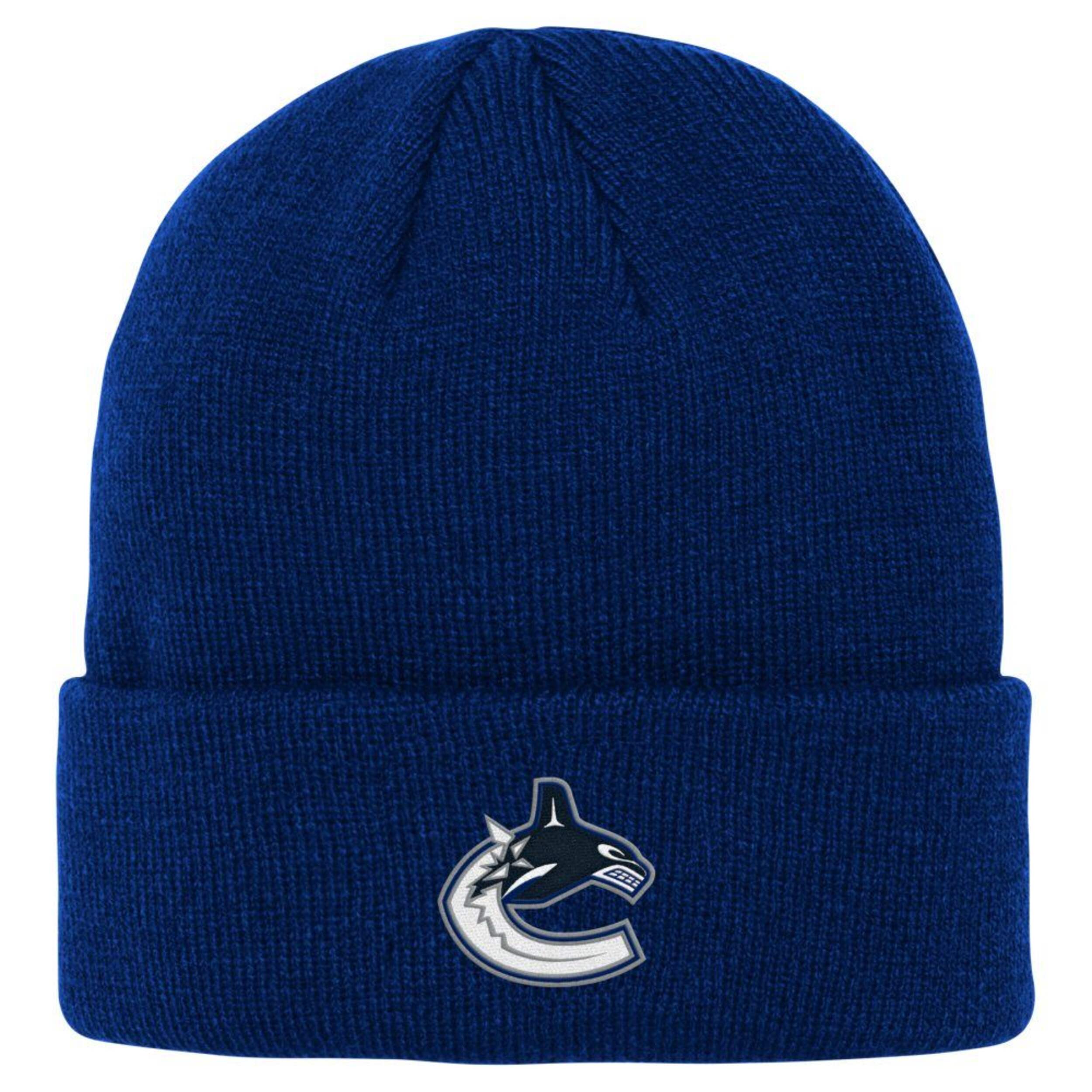 NHL Vancouver Canucks Cuffed Knit Toque, Youth Front_Flat