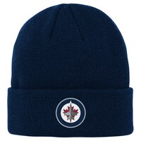 NHL Winnipeg Jets Cuffed Knit Toque, Youth Front_Flat