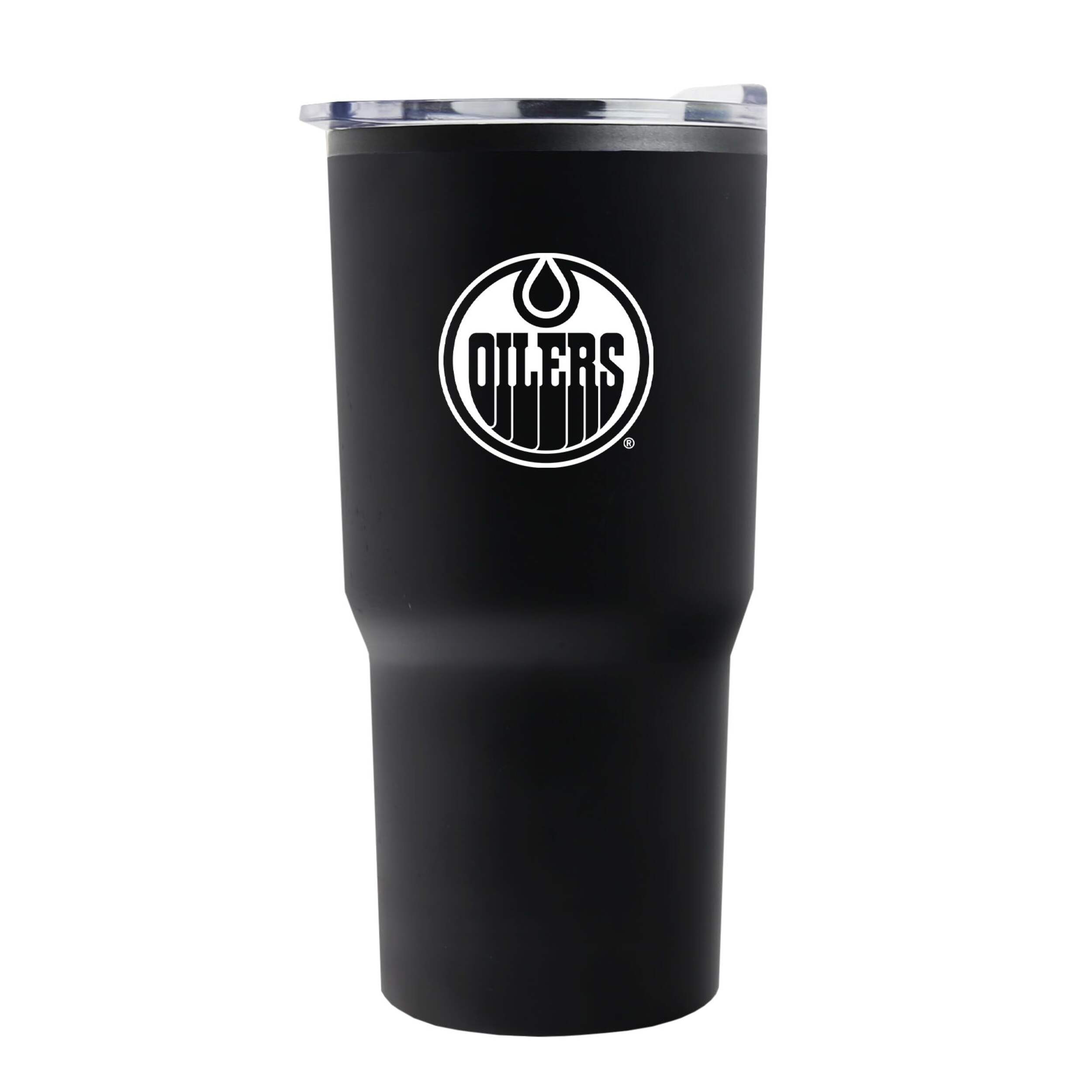 NHL Edmonton Oilers Tumbler with Printed Team Logo, 20-oz Front_Flat