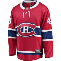 NHL Montreal Canadiens Breakaway Player Jersey, Lane Hutson, Adult, Assorted Sizes