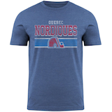 NHL Quebec Nordiques Moxie Logo T-Shirt, Adult, Assorted Sizes Front_Flat
