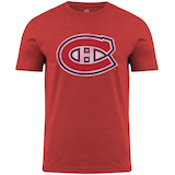 NHL Montreal Canadiens Distressed Logo Heather T-Shirt, Adult, Assorted Sizes Front_Flat