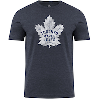 NHL Toronto Maples Leafs Distressed Logo Heather T-Shirt, Adult, Assorted Sizes