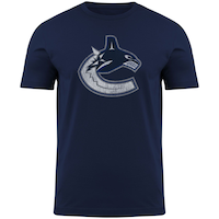 NHL Vancouver Canucks Distressed Logo Heather T-Shirt, Adult, Assorted Sizes
