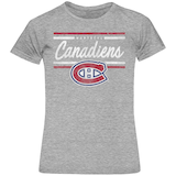 NHL Montreal Canadiens Team Badge Logo T-Shirt, Women, Assorted Sizes Front_Flat