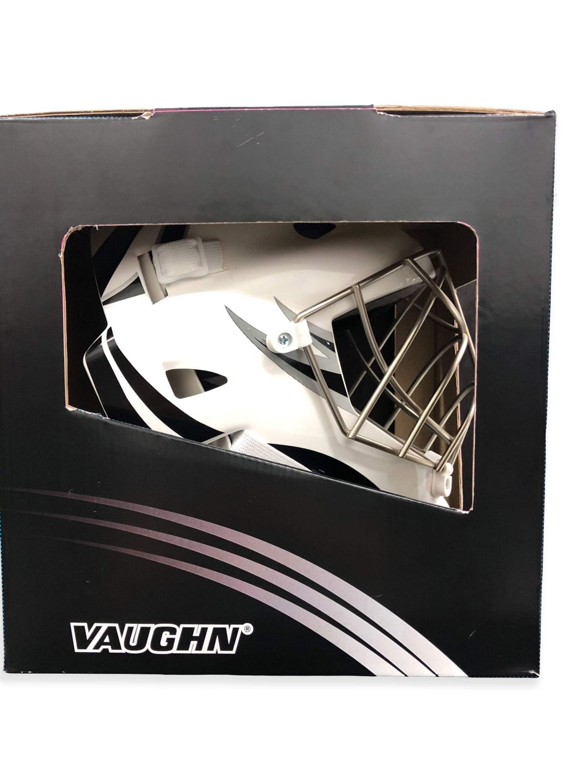Vaughan Deluxe Street Hockey Goalie Mask, Junior Front_Flat