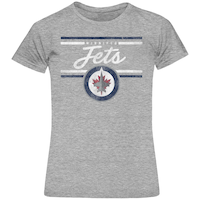 NHL Winnipeg Jets Team Badge Logo T-Shirt, Adult, Women, Assorted Sizes