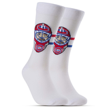 Chaussettes mi-longues Ligue majeure de la LNH, Patrick Roy des Canadiens de Montréal, taille unique Front_Angled_Right