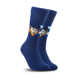 Major League Socks NHL Winnipeg Jets Kyle Connor "Sockey" Crew Socks, One Size Front_Angled_Right
