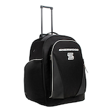 Sherwood Backpack Hockey Bag, Wheeled, Youth/Junior, Black, 25-in Front_Three_Fourths_Angled_Right