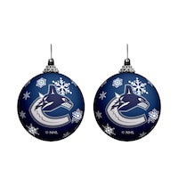 NHL Vancouver Canucks Flashing Light-Up LED Ornament, 2-pk
