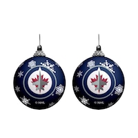 NHL Winnipeg Jets Flashing Light-Up LED Ornament, 2-pk