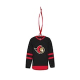 NHL Ottawa Senators Jersey Resin Ornament, 3-in Front_Flat