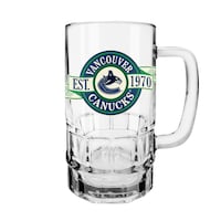 NHL Vancouver Canucks Beer Stein, 18-oz Front_Flat