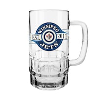 NHL Winnipeg Jets Beer Stein, 18-oz Front_Flat