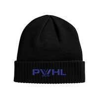 PWHL Cuffed Knit Toque, Black, Adult