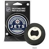 NHL Winnipeg Jets Embedded Hockey Puck Bottle Opener Composite_or_Mixed