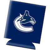 NHL Vancouver Canucks Hockey Logo Drink Koozie Overhead_Flat