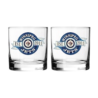 Verres à whisky des Jets de Winnipeg de la LNH, paq. 2