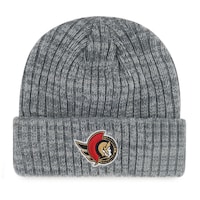Fan Favorite NHL Ottawa Senators Mass Frosty Cuff Knit Toque, Grey, Adult Front_Flat