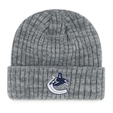 Fan Favorite NHL Vancouver Canucks Mass Frosty Cuff Knit Toque, Grey, Adult Front_Flat