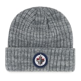 Fan Favorite NHL Winnipeg Jets Mass Frosty Cuff Knit Toque, Grey, Adult Front_Flat